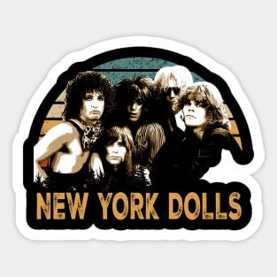 Raw Energy New York Dolls Live Performances Sticker